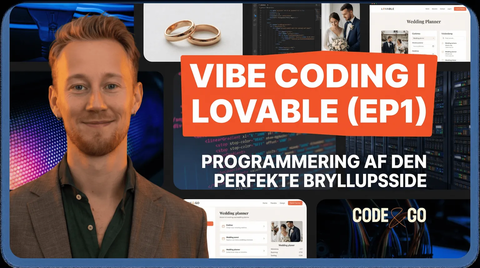 Vibe coding i Lovable - hjemmeside til bryllupsarrangører