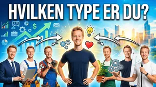 7 nye iværksættertyper: Hvilken en er du? Tag testen (Gratis)!
