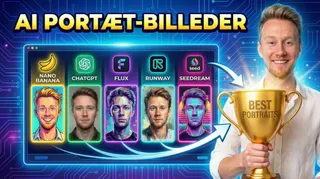 Portrætbilleder lavet med AI – hvilken model er egentlig bedst?