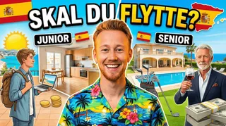 Hvem har sværest ved at flytte fra Danmark til Spanien?