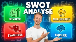 SWOT analyse: Gratis skabelon, samt konkrete eksempler